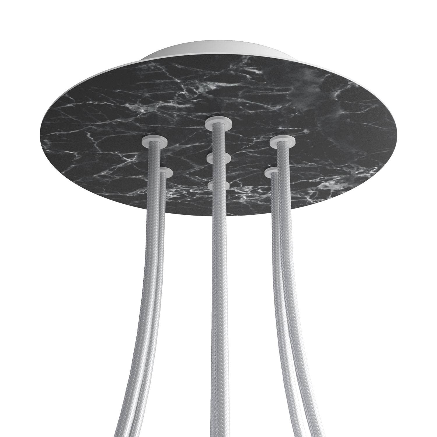 Round Rose-One 7-hole ceiling rose kit, 200 mm Cover