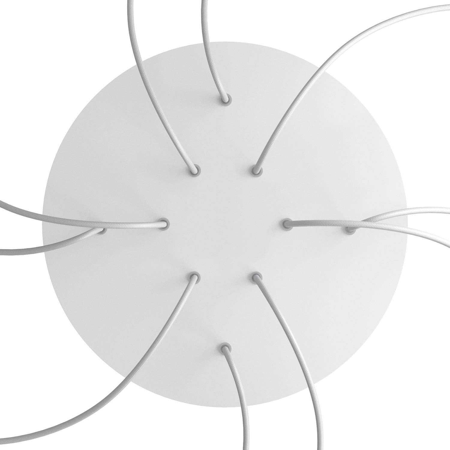 Florão Rose-One XXL com 10 furos centrais e 4 laterais 400 mm