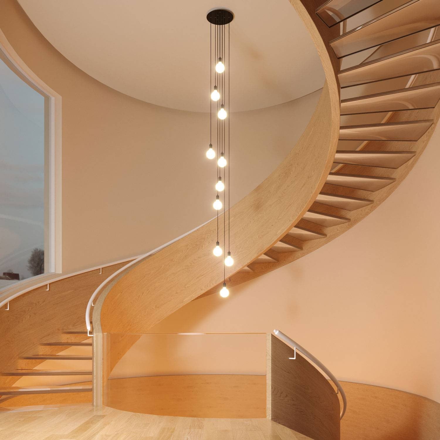 Florão Rose-One XXL com 10 furos centrais e 4 laterais 400 mm