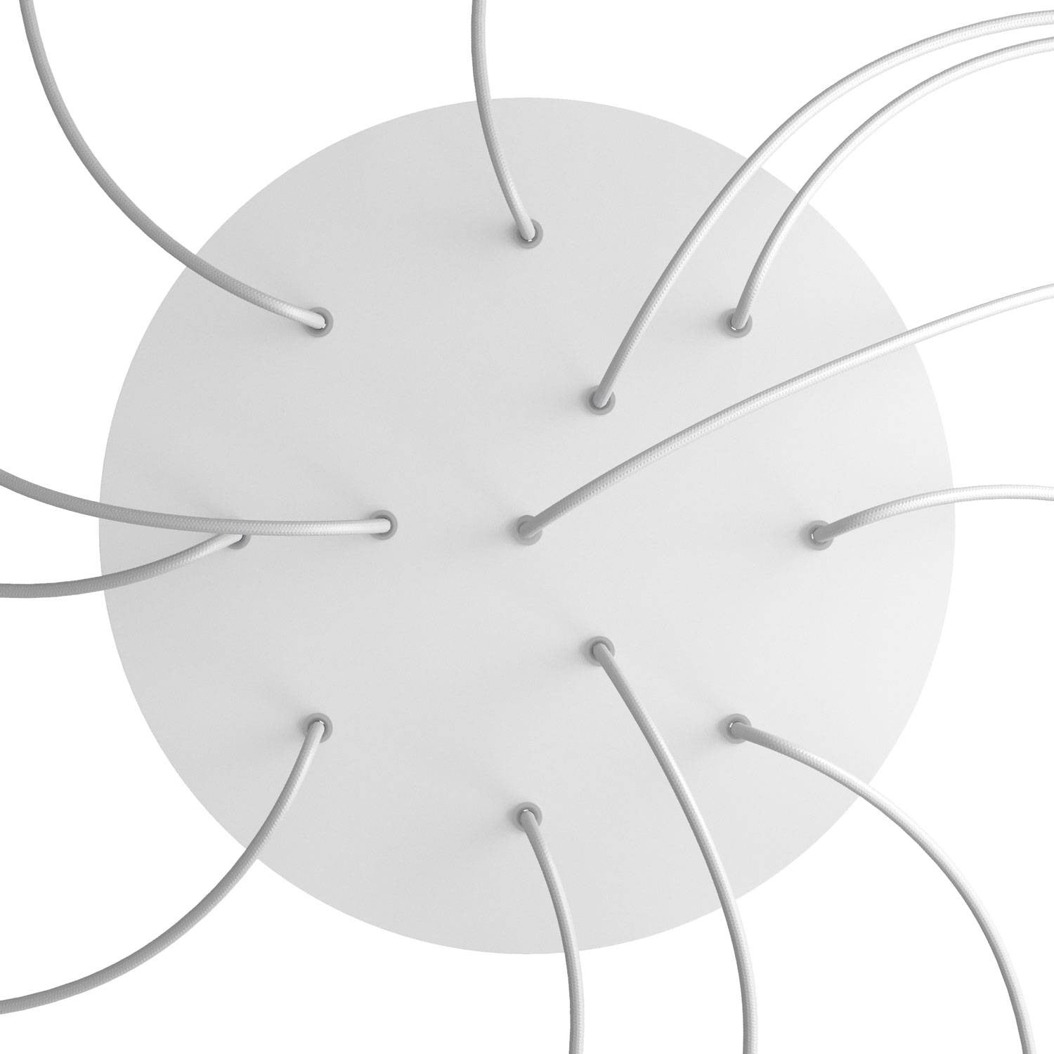 Florão Rose-One XXL com 12 furos centrais e 4 laterais 400 mm