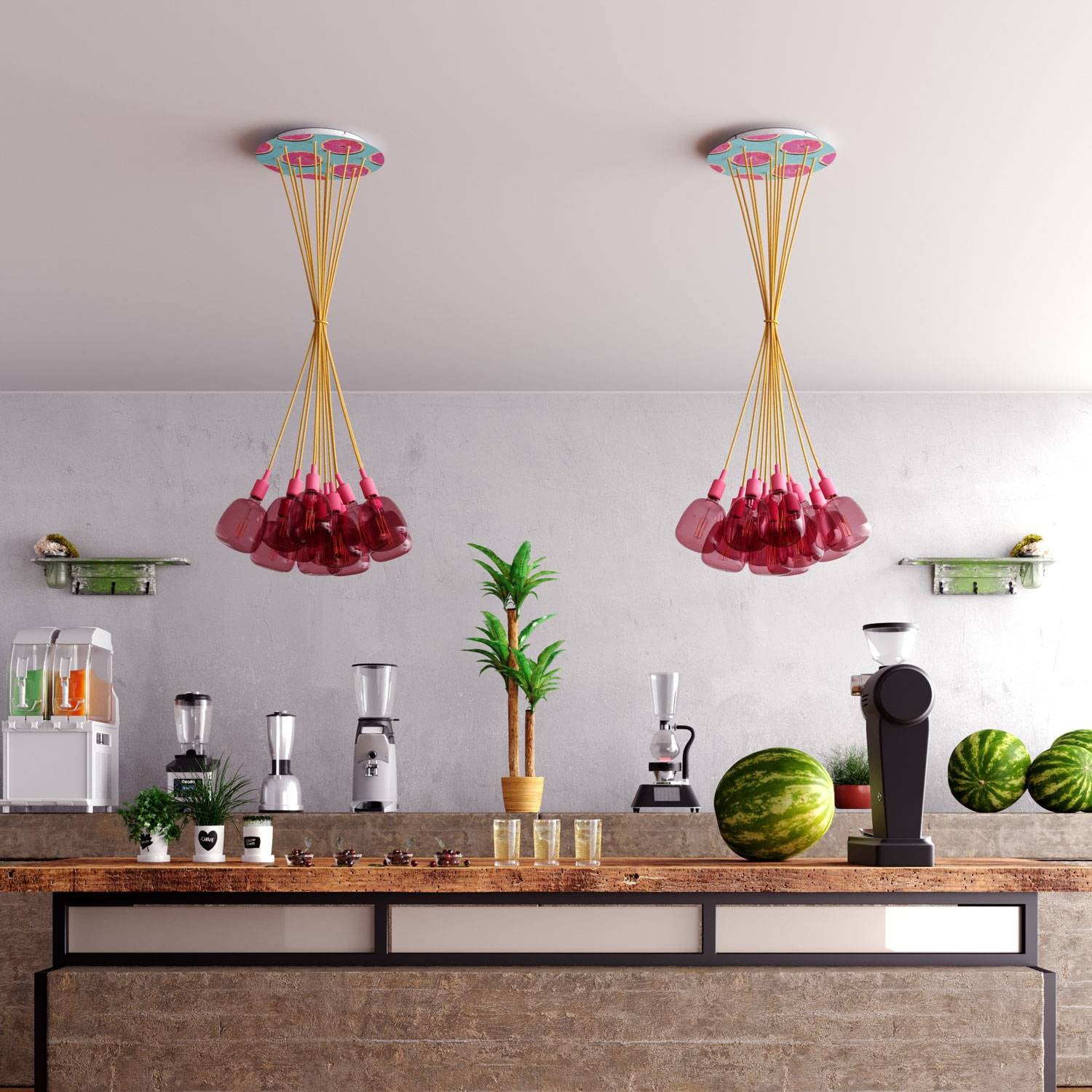 Florão Rose-One XXL com 12 furos centrais e 4 laterais 400 mm