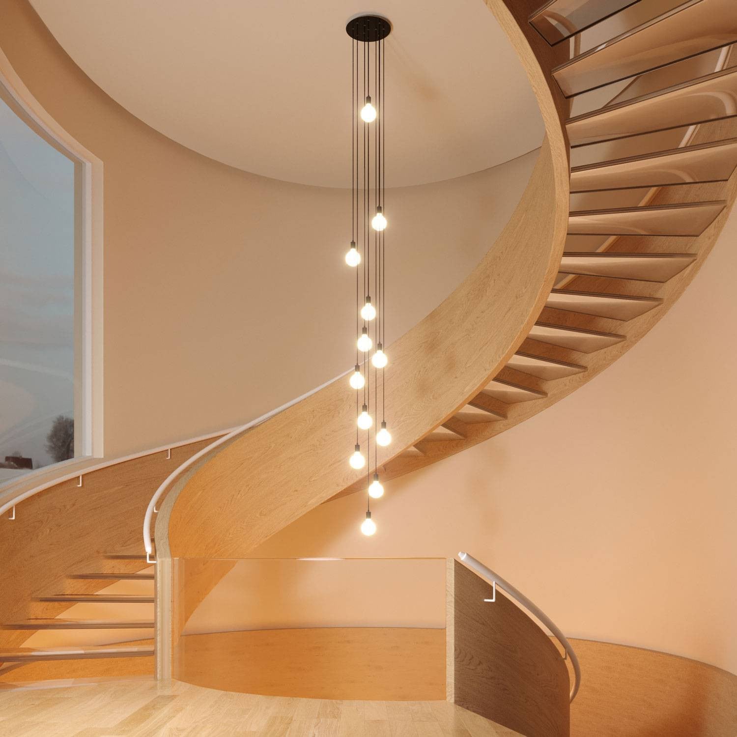 Florão Rose-One XXL com 12 furos centrais e 4 laterais 400 mm