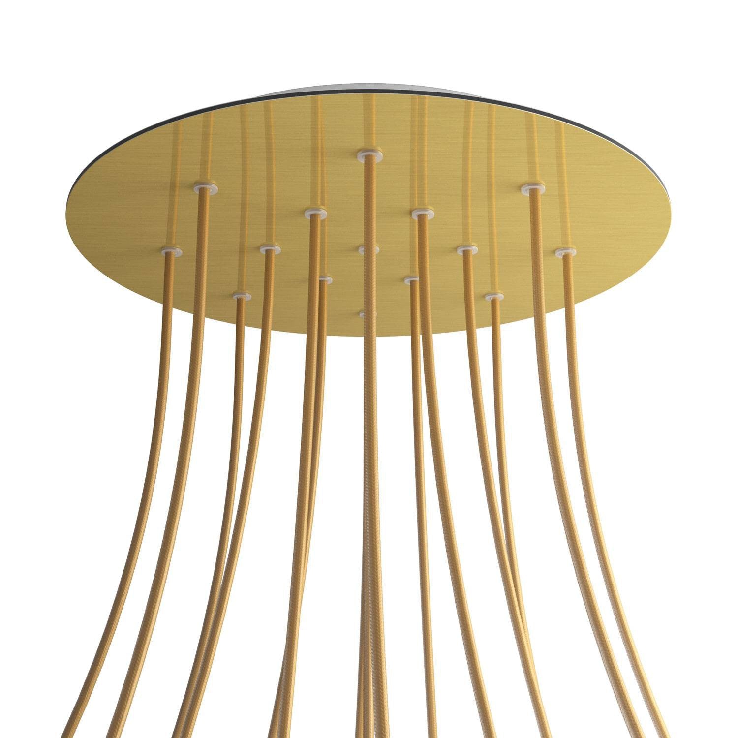 Round XXL Rose-One 15-hole ceiling rose kit, 400 mm Cover
