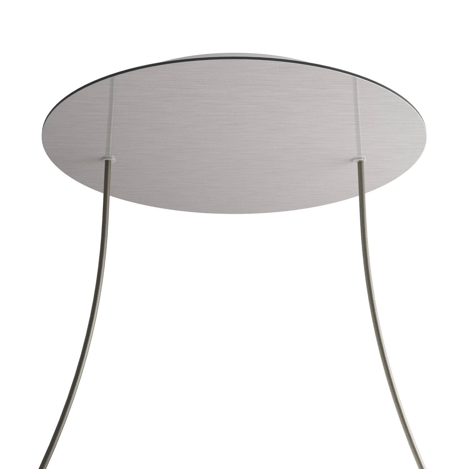 Round XXL Rose-One 2-hole ceiling rose kit, 400 mm Cover