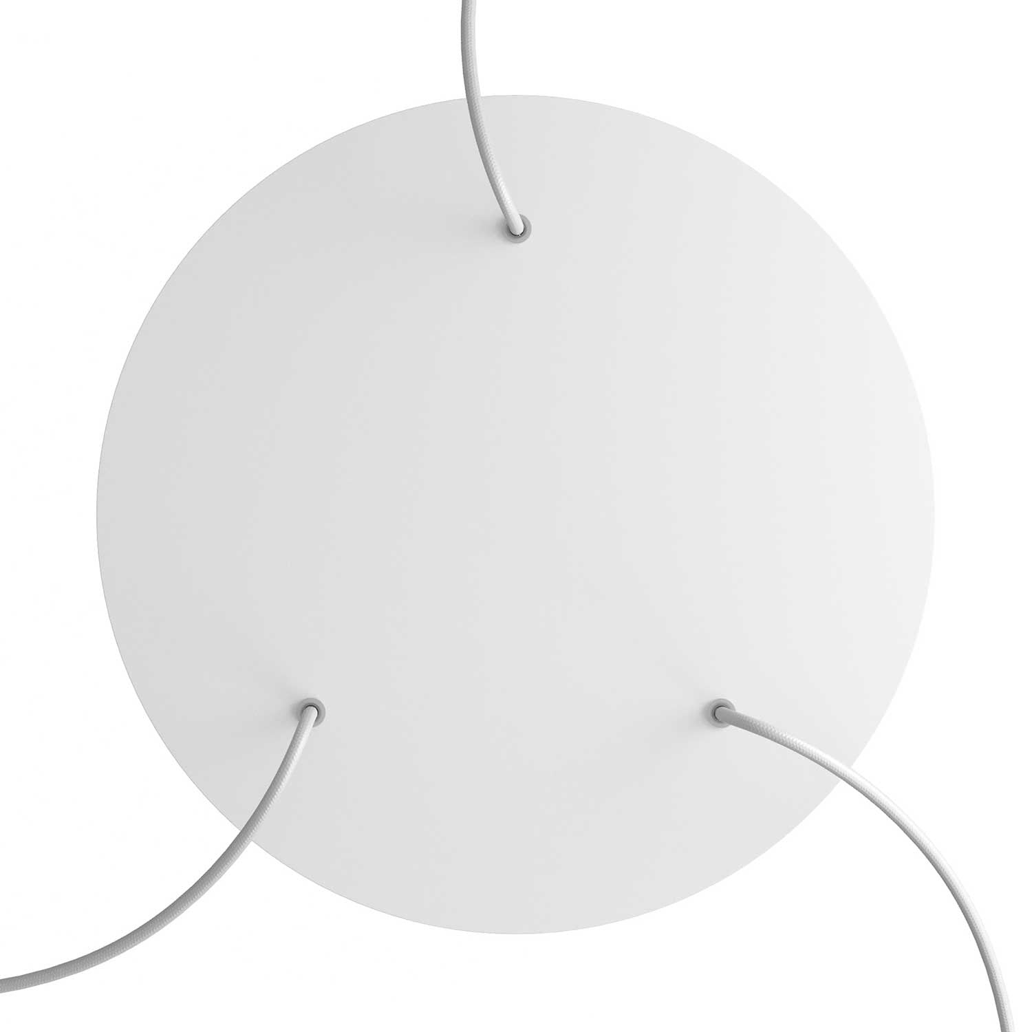 Florão Rose-One XXL com 3 furos centrais e 4 laterais 400 mm