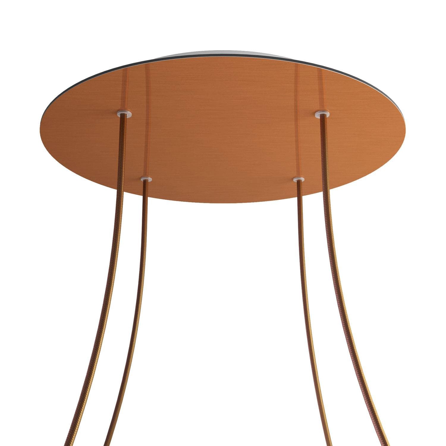 Round XXL Rose-One 4-hole ceiling rose kit, 400 mm Cover