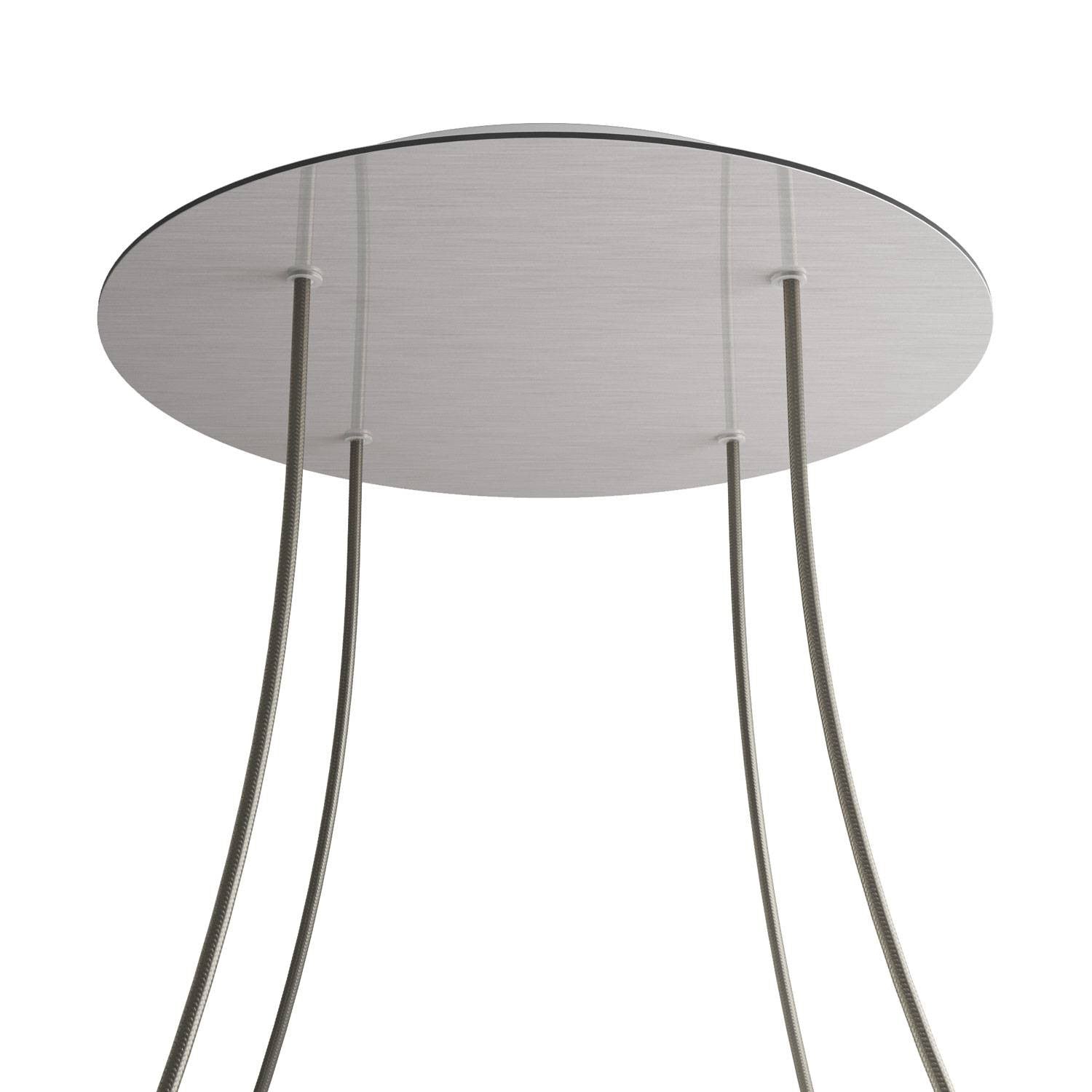 Round XXL Rose-One 4-hole ceiling rose kit, 400 mm Cover