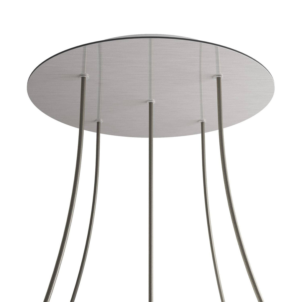 Round XXL Rose-One 5-hole ceiling rose kit, 400 mm Cover