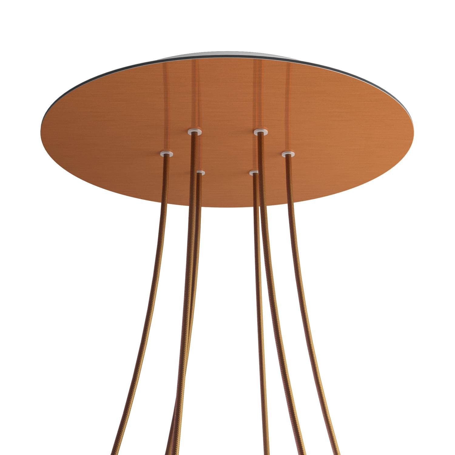 Round XXL Rose-One 6-hole ceiling rose kit, 400 mm Cover