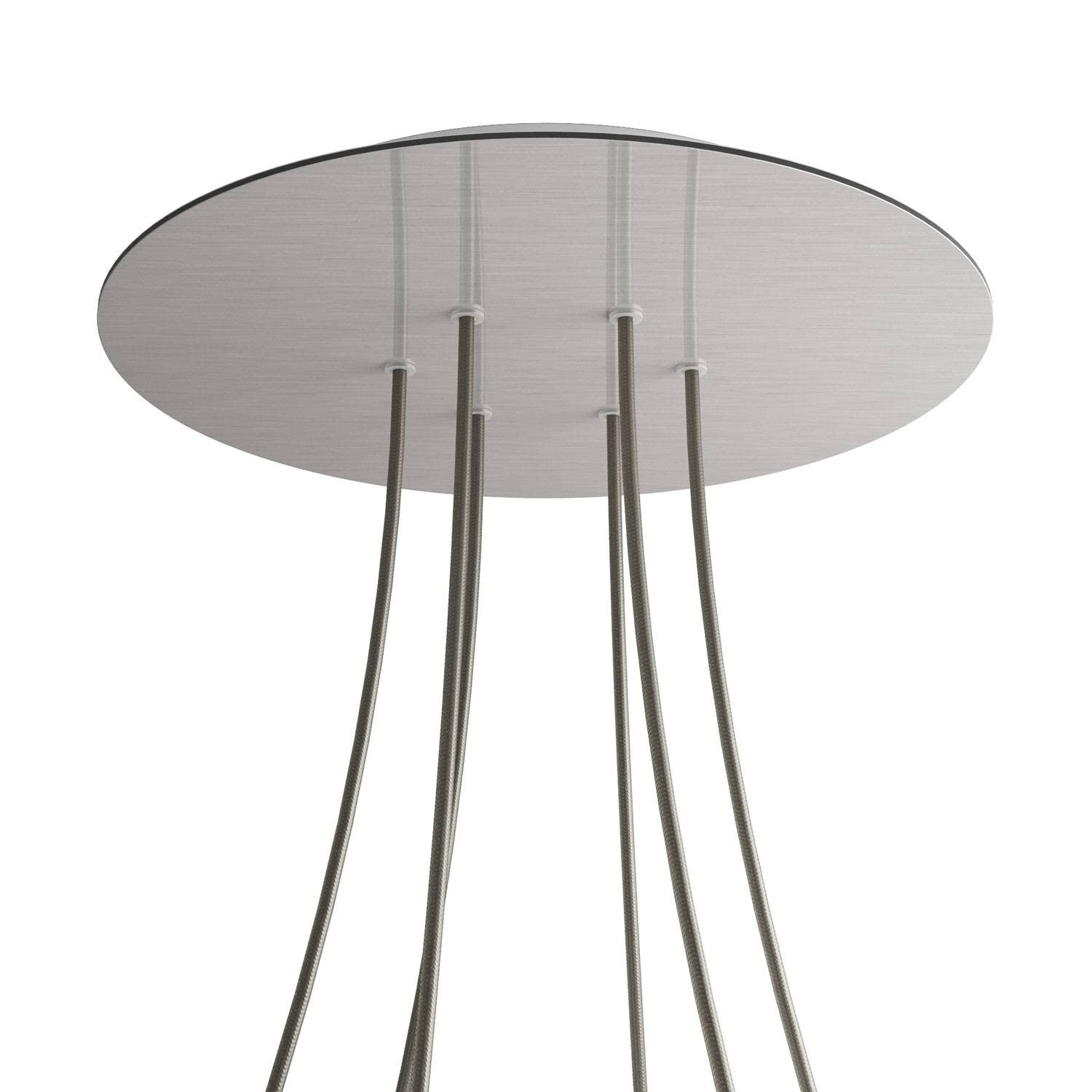 Round XXL Rose-One 6-hole ceiling rose kit, 400 mm Cover