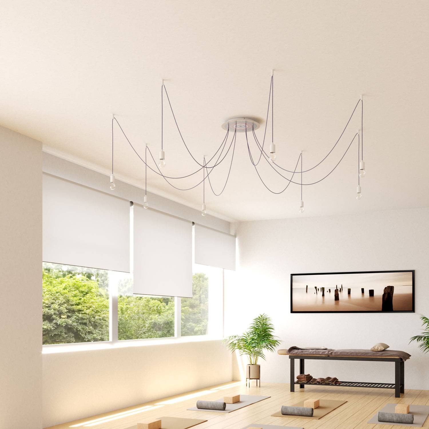 Florão Rose-One XXL com 8 furos centrais e 4 laterais 400 mm