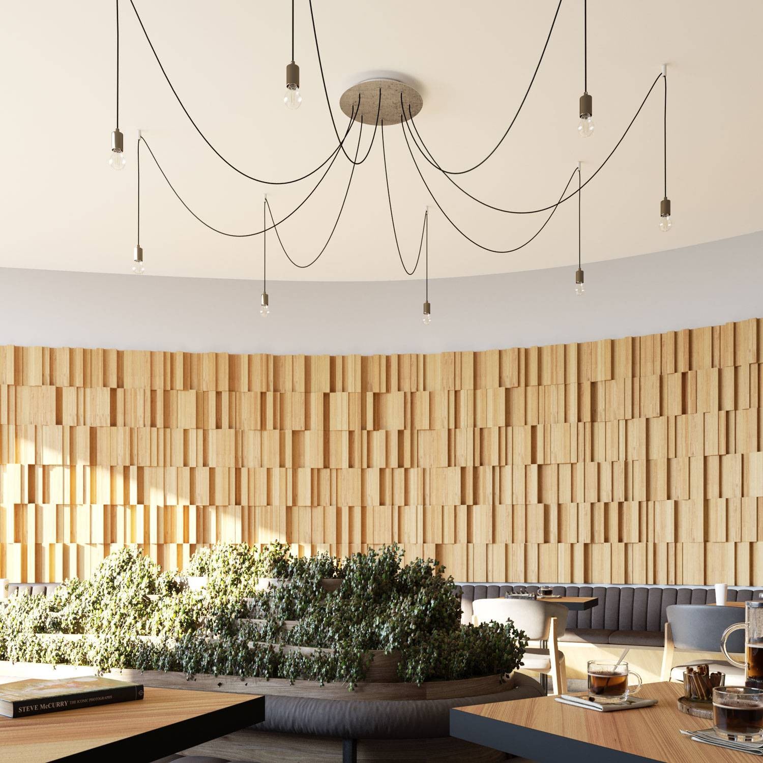 Florão Rose-One XXL com 8 furos centrais e 4 laterais 400 mm