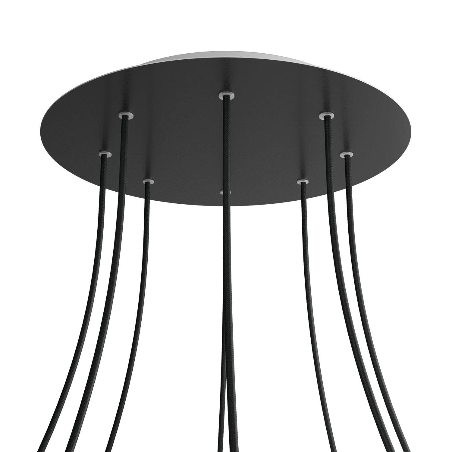 Round XXL Rose-One 8-hole ceiling rose kit, 400 mm Cover