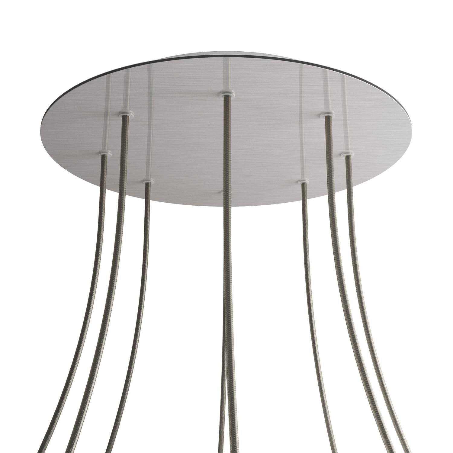 Round XXL Rose-One 8-hole ceiling rose kit, 400 mm Cover