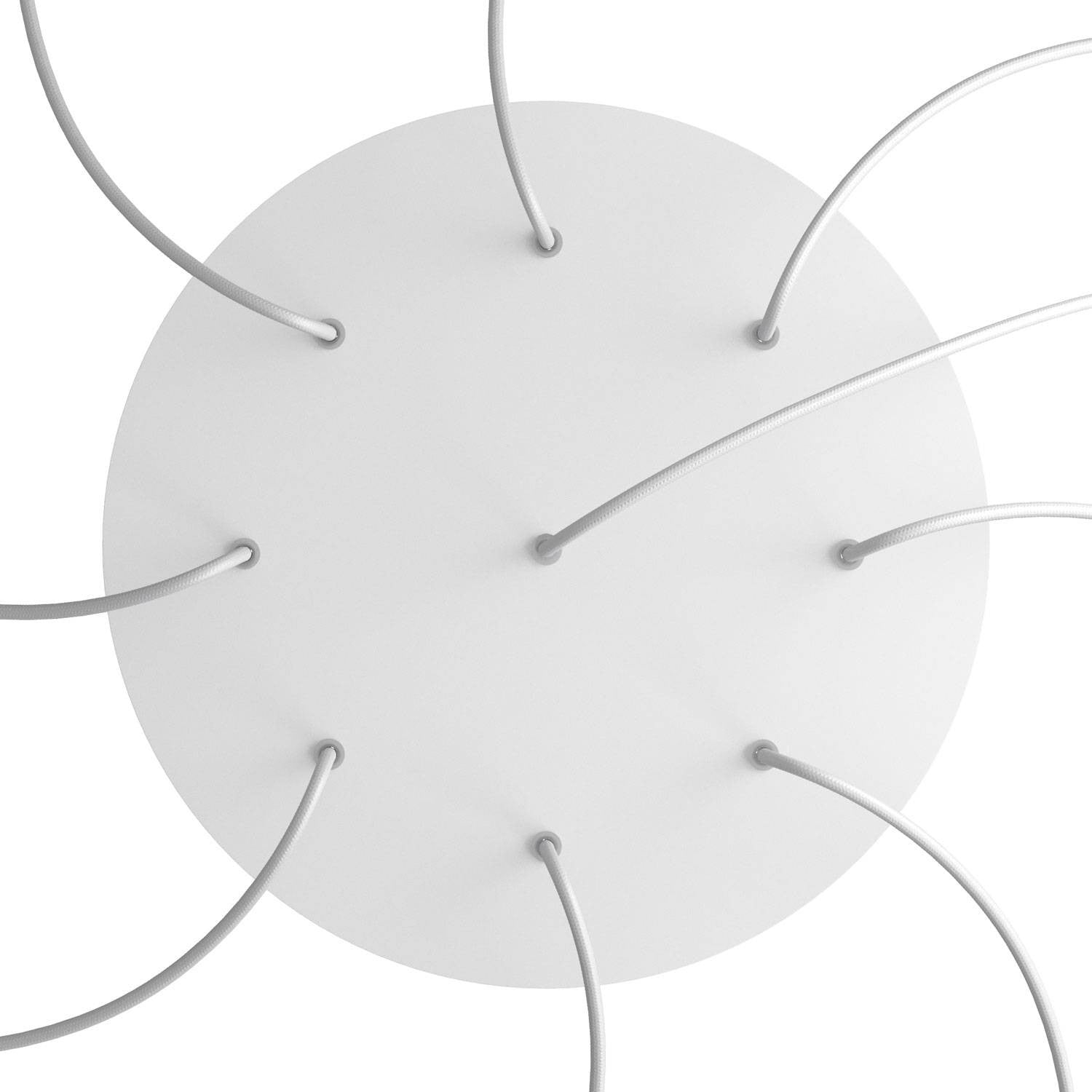 Florão Rose-One XXL com 9 furos centrais e 4 laterais 400 mm