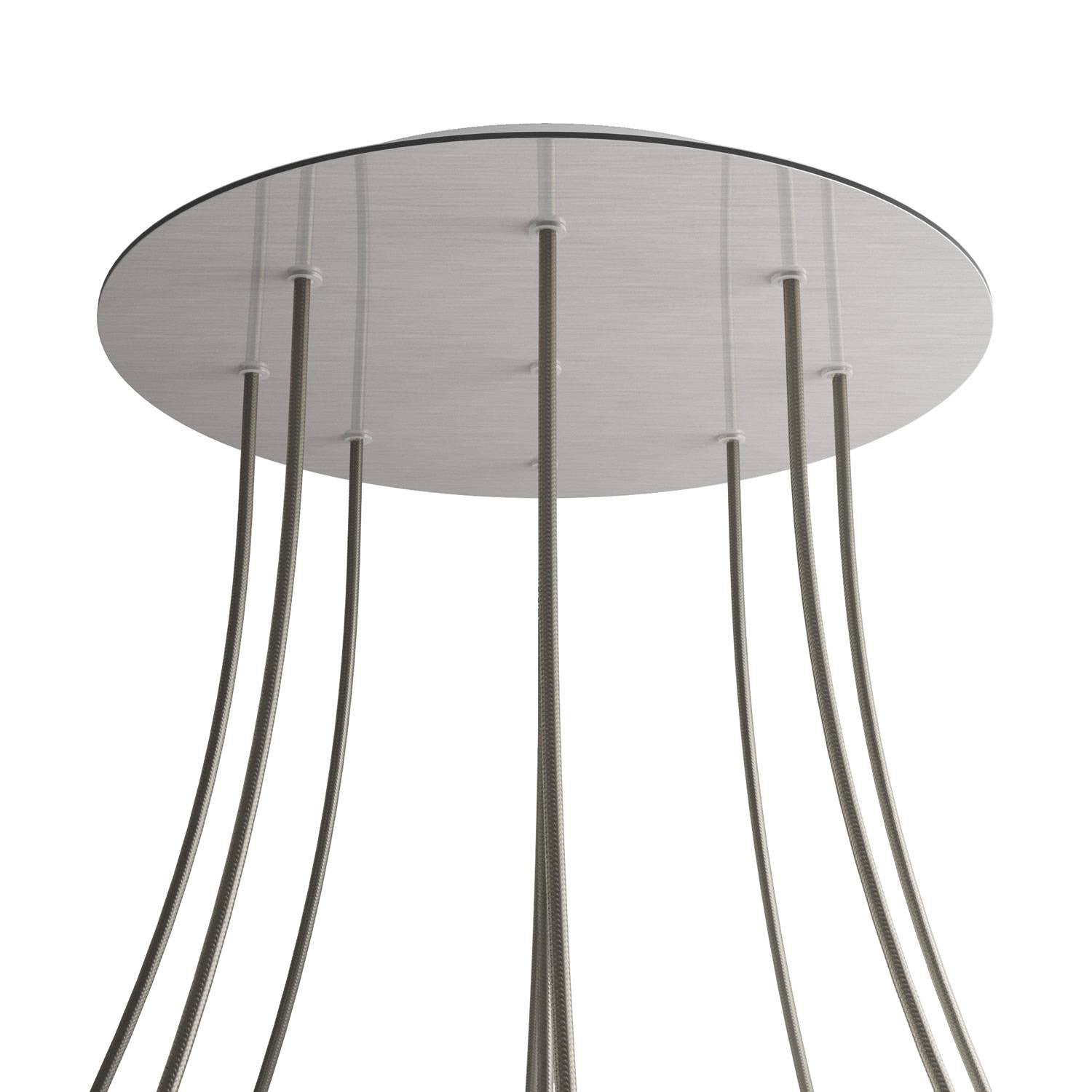 Round XXL Rose-One 9-hole ceiling rose kit, 400 mm Cover