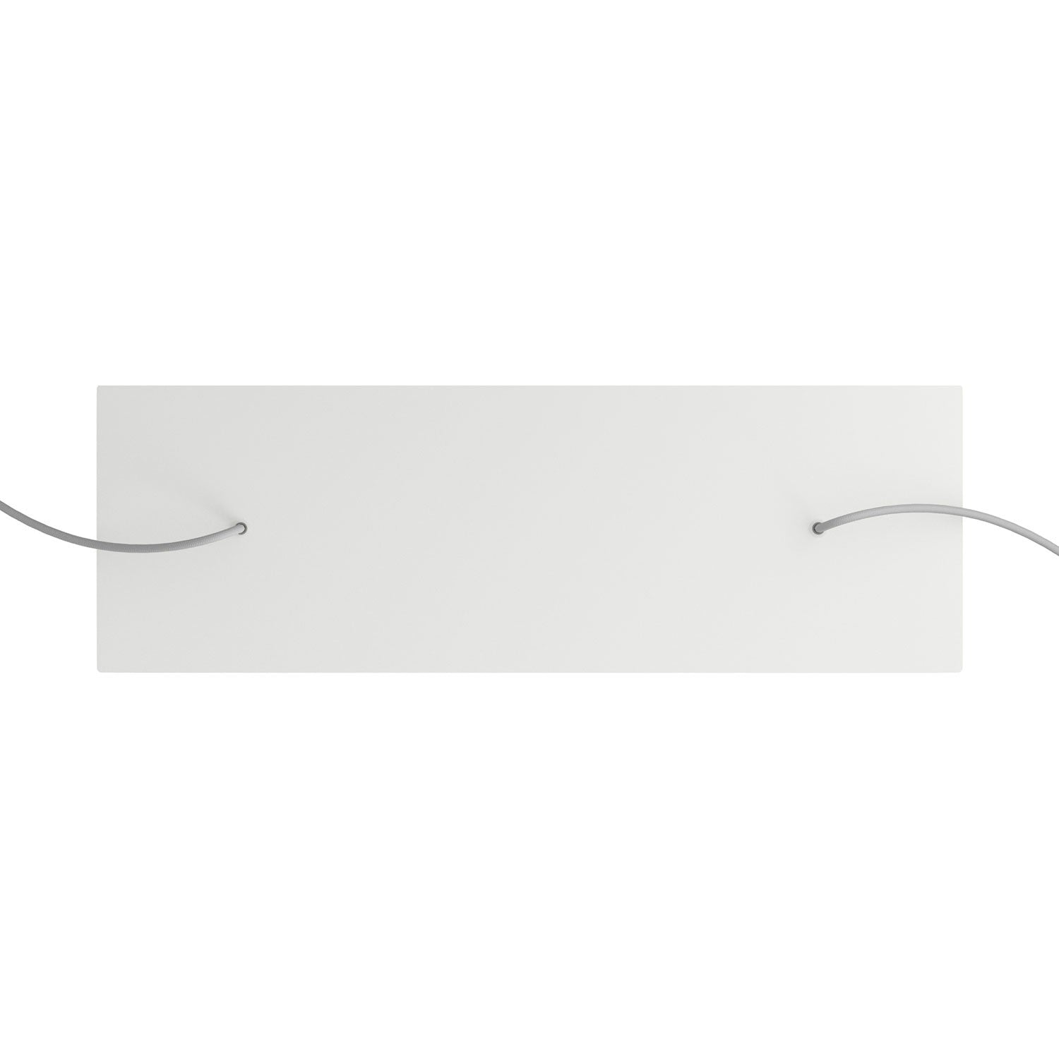 Kit de rosácea de teto retangular Rose-One XXL de 2 furos, 675 x 225 mm