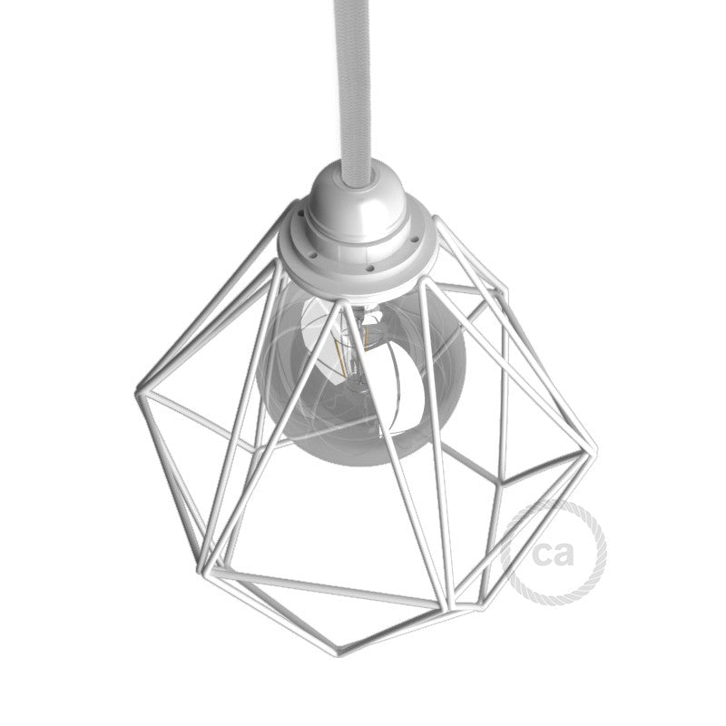 Abajur Diamond em metal