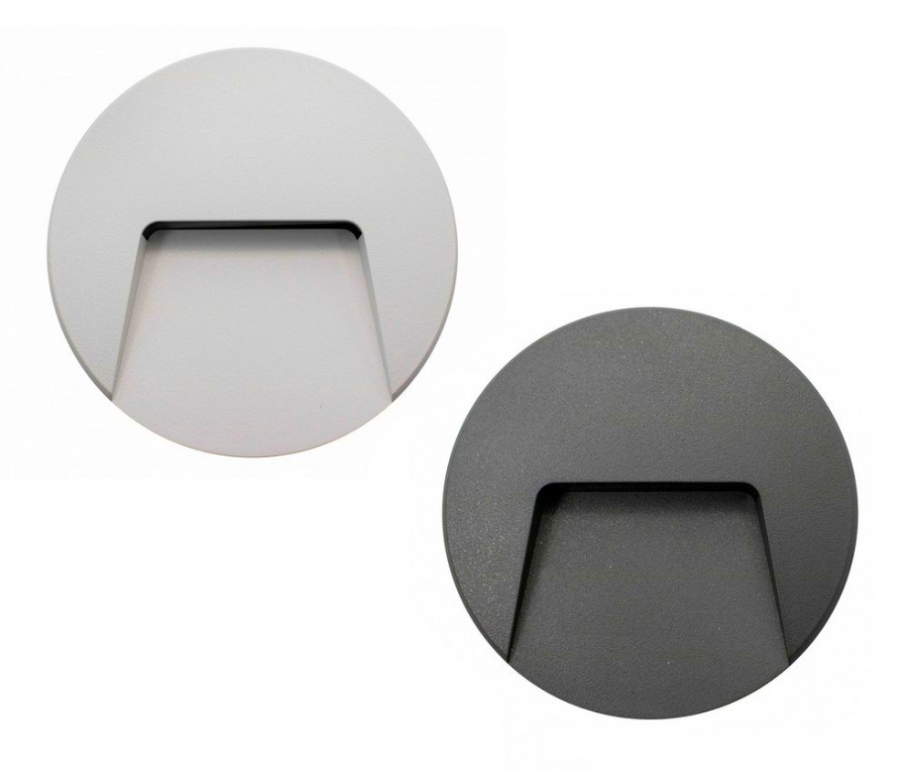 Aplique LED Muro Saliente Redondo 3W IP65