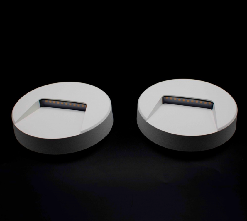 Aplique LED Muro Saliente Redondo 3W IP65