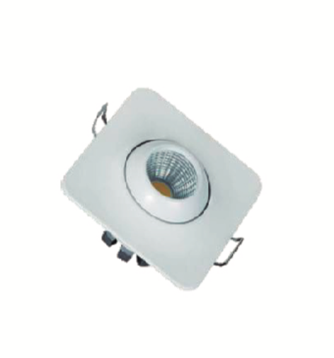 Mini Spot LED Basculante Quadrado 3W IP20-Iluminação Técnica-Light & Store-3000K-Light & Store
