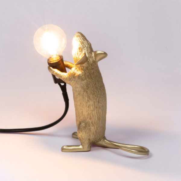 Mouse Lamp Step Gold