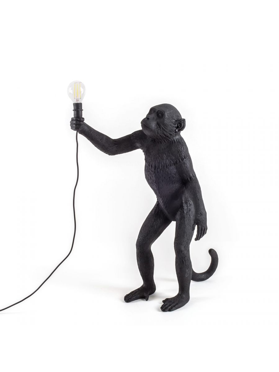 The Monkey Lamp Black  - Versão de pé OUTDOOR