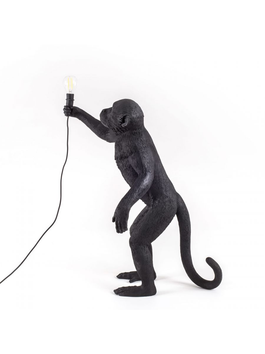 The Monkey Lamp Black  - Versão de pé OUTDOOR