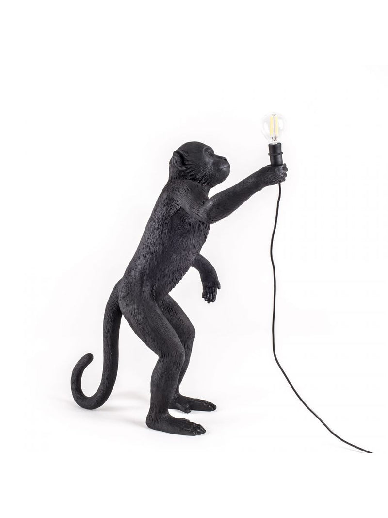 The Monkey Lamp Black Standing Version