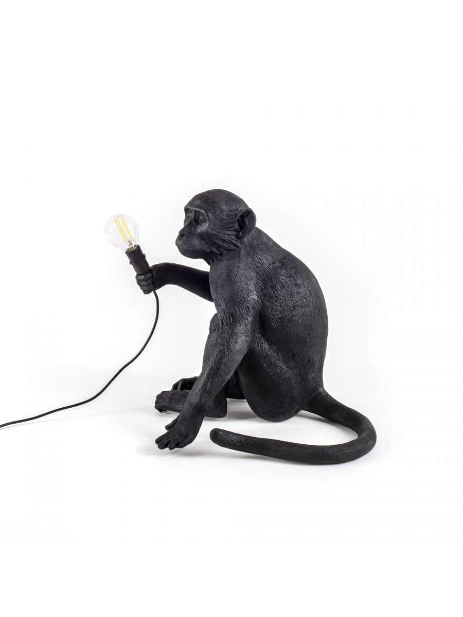 The Monkey Lamp Black - Versão sentado OUTDOOR