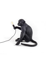 The Monkey Lamp Black Sitting Version