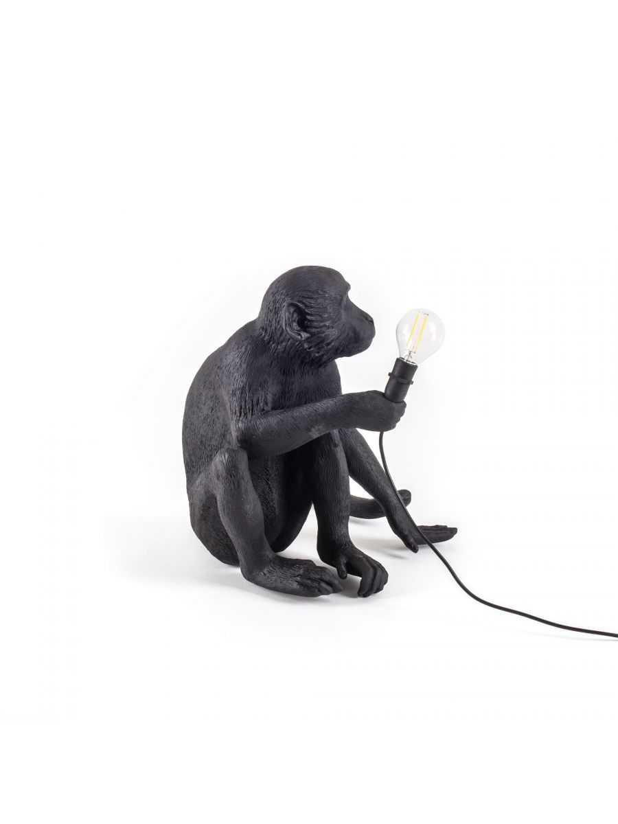 The Monkey Lamp Black - Versão sentado OUTDOOR