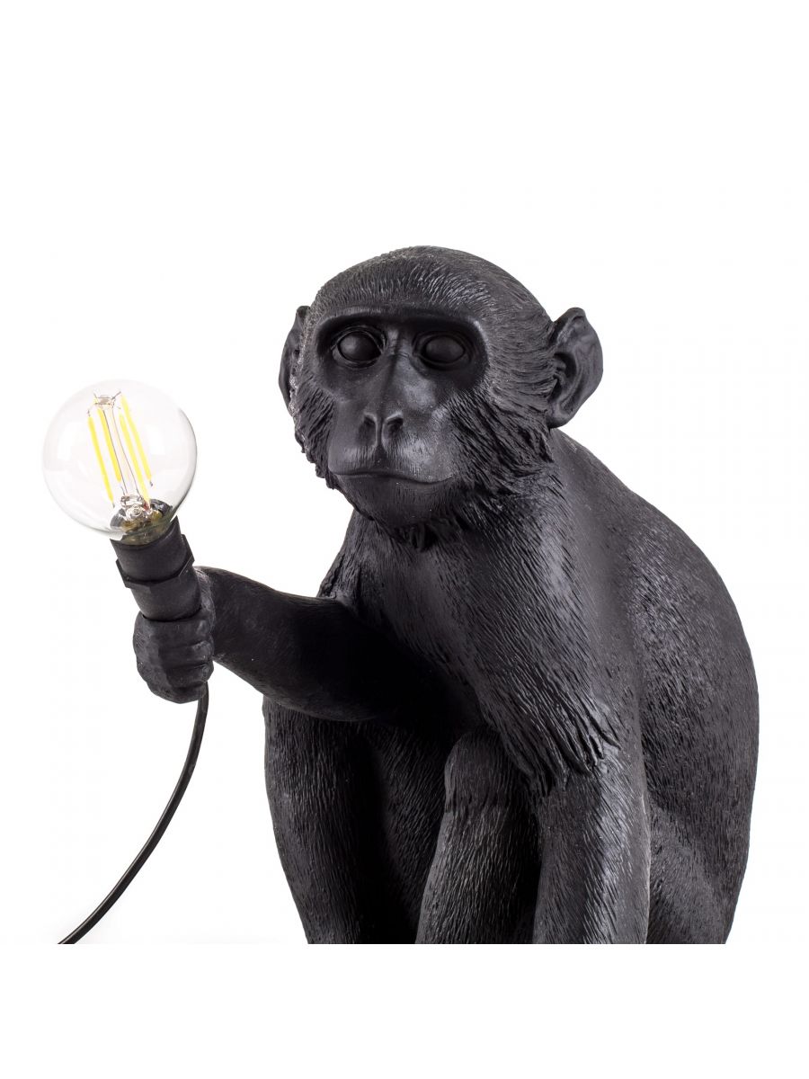 The Monkey Lamp Black - Versão sentado OUTDOOR
