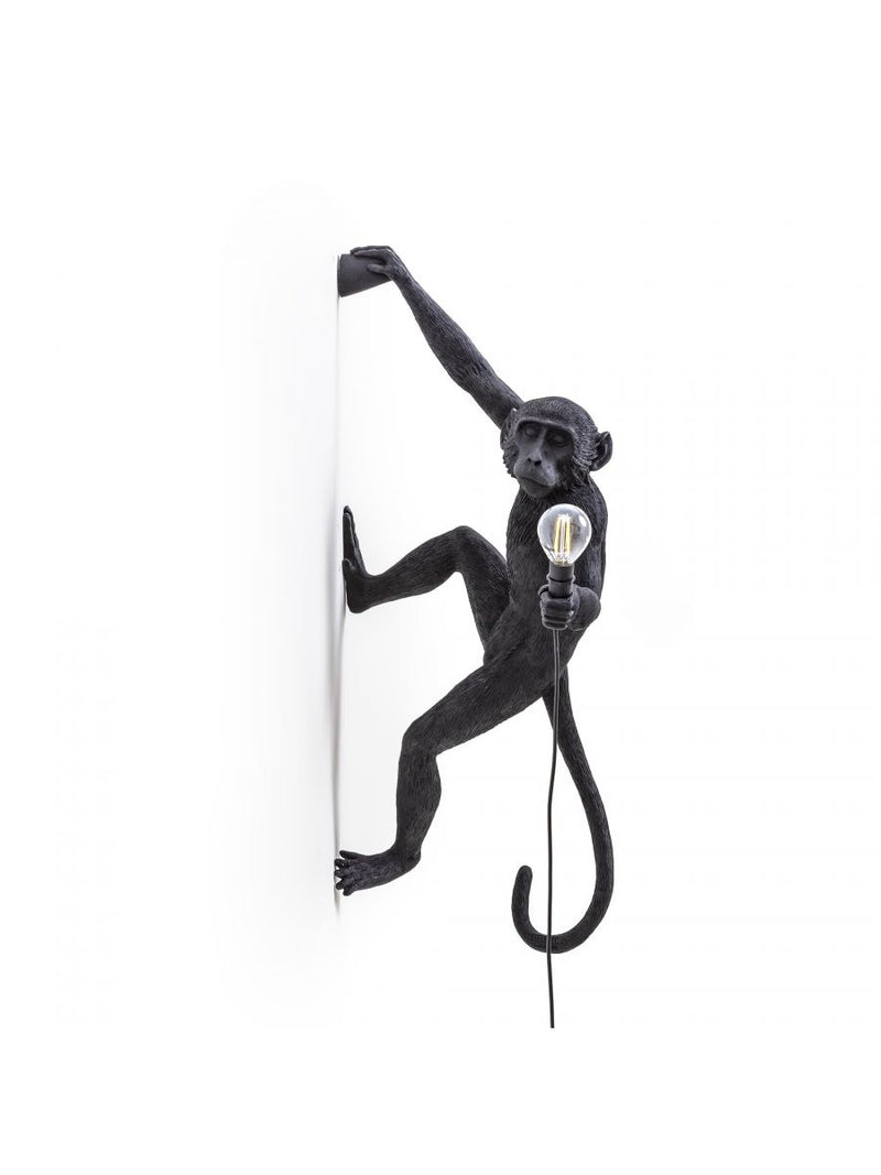 The Monkey Lamp Black Hanging Version Right