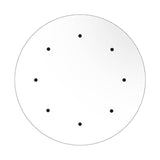 Large Round Smart ceiling rose 400 mm Cover Rose-One with 8 holes - compatible with voice assistants