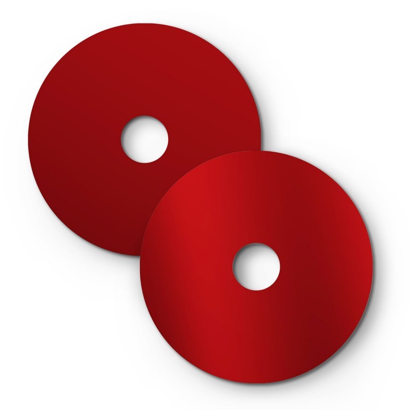 Abajur plano Mini Ellepì 'Solid Color' ideal para suspensão ou para cordão de luzes, 24 cm de diâmetro - Fabricado em Itália