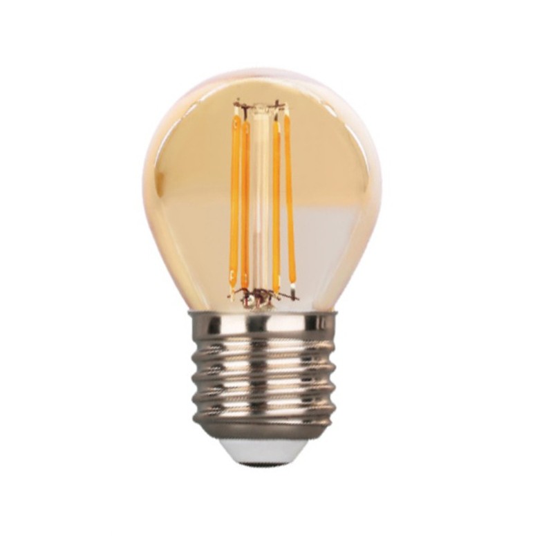 Lâmpada E27 LED 4W G45 Filamento 2700K 440lm