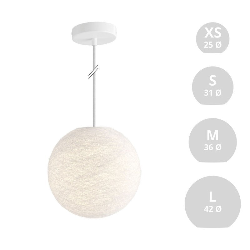 Candeeiro de Suspensão com Abajur Sphere