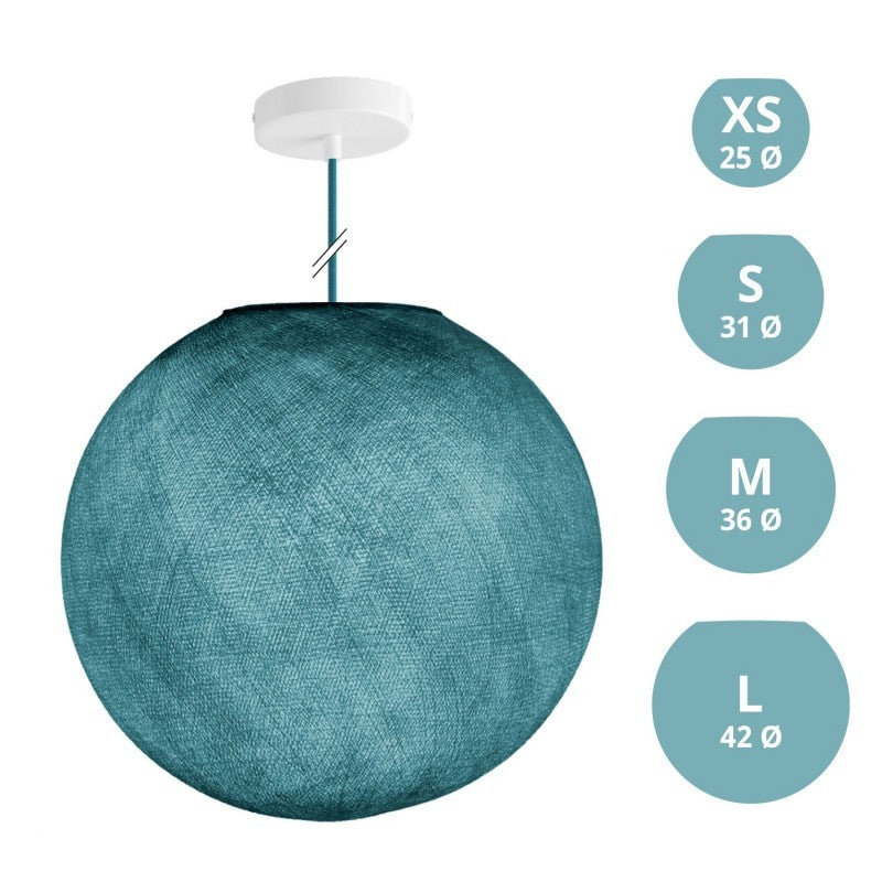 Candeeiro de Suspensão com Abajur Sphere