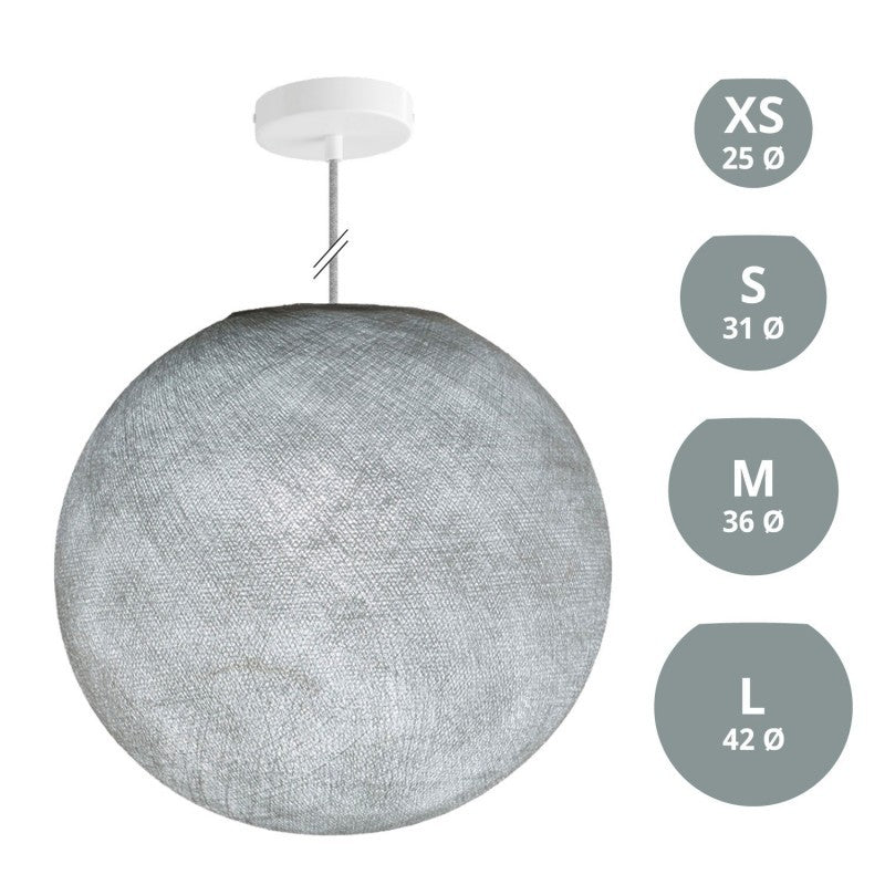Candeeiro de Suspensão com Abajur Sphere