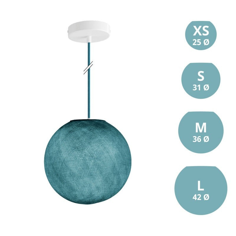 Candeeiro de Suspensão com Abajur Sphere