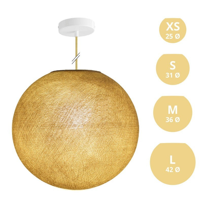 Candeeiro de Suspensão com Abajur Sphere