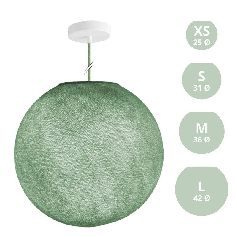 Candeeiro de Suspensão com Abajur Sphere