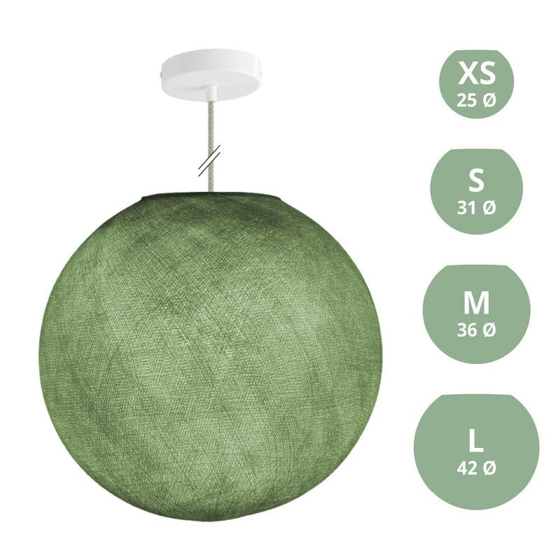Candeeiro de Suspensão com Abajur Sphere