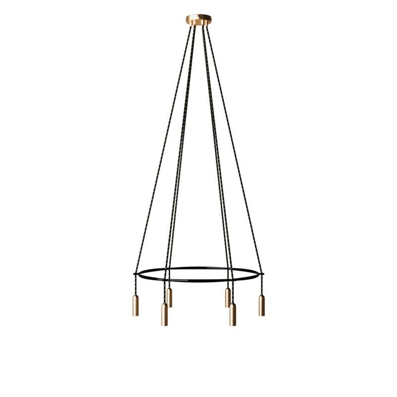 Candeeiro Gaiola P-Light de 6 suspensões