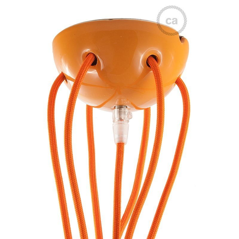 Kit de rosácea de teto de 7 furos em cerâmica