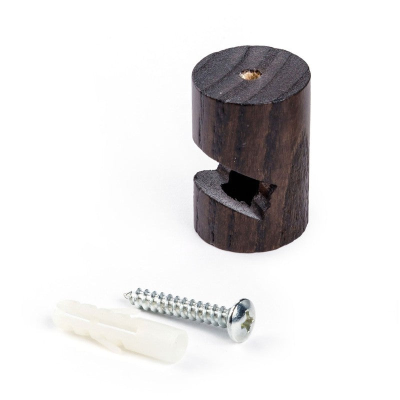 Descentralizador teto em V" madeira ou gancho de parede para qualquer cabo elétrico de tecido"