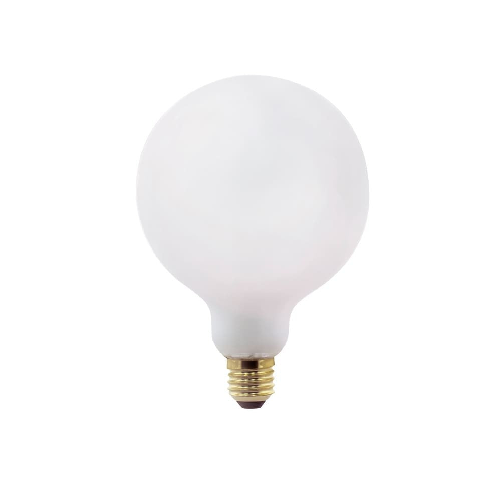 Dimmable LED Bulb G125 E27 6W 2700K White Matt