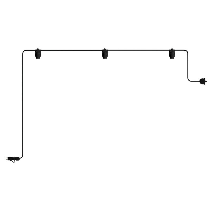 EIVA luz de corda portátil ao ar livre IP65 com 3 luzes