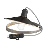 Eiva Snake com abajur lâmpada portátil para exterior cabo têxtil de 5 m suporte da lâmpada à prova de água IP65 e ficha